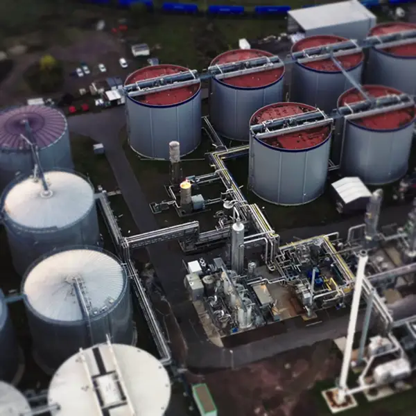 tank farm power plant red top